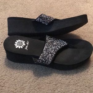 Yellow Box Flip Flops